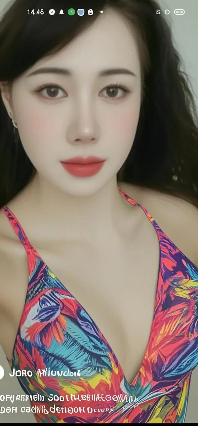 Masterpiece, Beautiful, Indonesian Baby Face, 20 Years Old, red lipstick, sensual Lipstick, Sensational Make up, make up artist, Colossal Chest, White Skin, Pose, Cleavage, White Maid Outfit, Blue Eye, Muscles:1.3, Outdoor, Bokeh:1.3, pink Hair, Adorable, Smiling