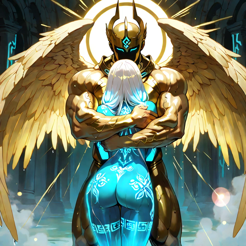 4k, High Resolution, Masterpiece, Best Quality, The World's Best Picture Quality Of Ultra-8k, Digital Drawings Photorealistic Drawing, [:( Facial Details: 1.2:0.2], Anthro, Gleaming Armor, Ornate Engravings, Elaborate Patterns, Angelic Halo Emanating Soft Light, Glowing Cosmic Halo Surrounding The Goddess, Serene Expression With Radiant Eyes, Long-flowing Hair Cascading Down, Delicate Features On The Goddess' Face,(Beautiful Goddess), (Big Muscles), (Solo), Muscular Arms, (Big Penis), (Large Penis), (Massive Penis), (Saggy Balls), (Big Boobs), (Massive Boobs), (Erect Nipples), (Abs), (Muscular Thighs), (Thick Thighs), (Wide Hips), (Curvaceous Figure), (4 Legs), (Muscular Legs), (Barefoot), (Human Feet), (Colorful Outfit), (Wings: 1.4), Divine Clothing, Engraving, Detailed Filigree, Intricate Patterns, Shimmering Light, Ethereal Beauty, Adorned With Gemstones, Heavenly Craftsmanship, Angelic Wings, Celestial Symbols, Radiating Power, Otherworldly Protection, Divine Aura, Majestic Presence, Regal And Awe-inspiring, Enchanting And Mesmerizing, Transcendent Splendor, Masterful Engravings, Divine Essence, Opulent And Resplendent, Intricate And Exquisite, Unparalleled Craftsmanship, Ethereal And Supernatural, Shimmering And Luminescent, Intricate Detailing, Celestial Engravings, Magnificent And Grand, Divine Radiance, Sacred And Majestic, Intricate Motifs, Celestial Glow, Heavenly Brilliance, Intricate Metallic Carvings, Celestial Elegance, Heavenly Luminescence, Divine Opulence, Enchanting Ornamentations, Cosmic Halo, Angel Halo, Heavy Armor, Extreme Cosmic Storm Style, Full Body, Translucent And Reflective Skin.
