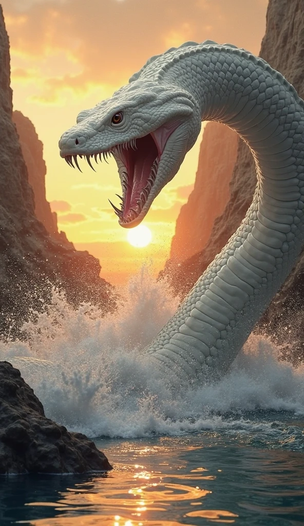 Jörmungandr Growing until it encircles the entire Earth, biting its own tail,