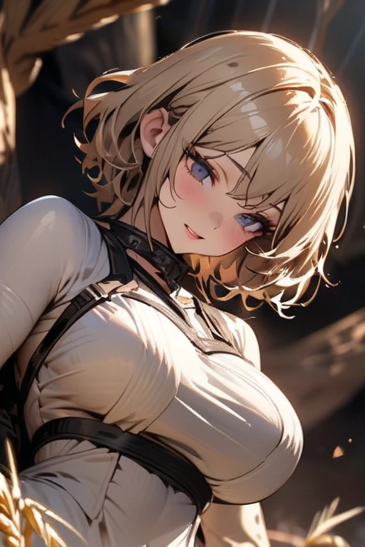 (master part, best quality;1.3), extremamente detalhado ,ultra detalhado, 1girl,sozinho, seios pequenos, sorriso maligno, ornamento de cabelo, Brincos, Olhando para o Viewer, mini saia, micro bra, olhos roxos, 4k resolution, ultra-realistic, altamente detalhado, corpo inteiro, noite, dynamic lights, lua cheia, Torn clothes, em pe,