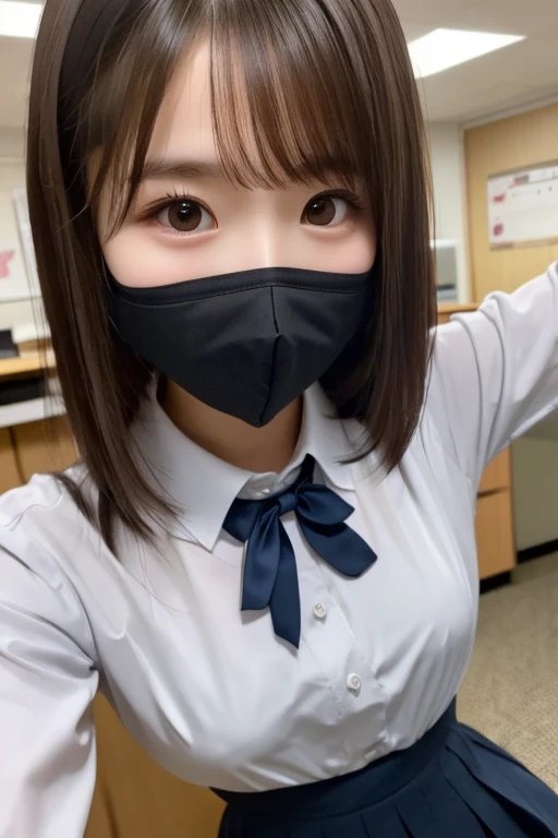 Japanese women, (smile:1.05),Browsing Caution、8K,Highest quality, masterpiece, Very detailed, 超High resolution, Realistic, RAW Photos, , Absolute Resolution, Complete limbs、Complete Anatomy、Perfect beautiful skin、cute女の子1人,cute女の子 、、(smile:1.2)、Lolita Girl、(school uniform:1.3)、(Sleeveless shirt:1.1)、 ((When you raise your hands above your head, you can see your armpits.))、、Micro Mini Skirt、、Accentuate your thighs、cute女の子、 , Realistic young gravure idol, Japanese Girls、、by 2 person、(bedroom:1.2)、Mix 4, (16K, Raw photo, Best image quality, masterpiece: 1.45), (Realisticな, Photorealistic: 1.37), Two Girls, cute, Professional Lighting, Photon Mapping, bedroom, Physically Based Rendering, Dark brown long bob hair,Beautiful, well-groomed eyes、double eyelid、With a girl, (((Sleeveless shirts worn by Japanese high school girls、Tartan plaid miniskirt,、Dark blue socks))), Highest qualityの写真, High resolution, 1080P, (Clear Face), (Detailed face description), (Detailed hand description), (masterpiece), masterpiece、Rich details、(Beautiful Faces)、(Highest qualityの写真)、(Detailed eyes)、 in front of you、Thin clavicle、((Slim and large))、(((Japan wears short-sleeved shirts)))、((Pure Idol))、((明るいbedroom))、(Shot from random perspectives)、(((とにかくcute)))、smile、Drawing the whole body from the knees、 nasolabial folds、(Large firm breasts:1.2)、Firm big ass、Two arms and two legs、(((from the front:0.4)))、bare hands、Symmetrical eyes、