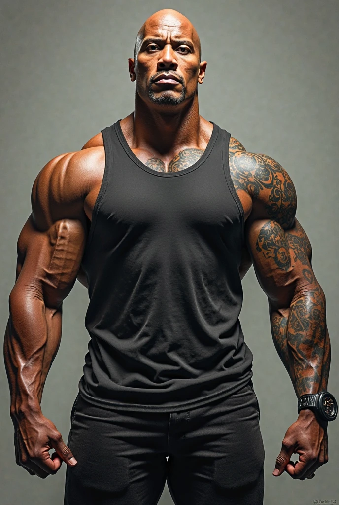 Dwayne Johnson eating the stones