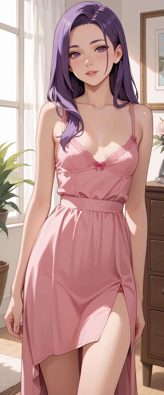 A beautiful and hot almost chubby mature woman.who is wearing a patterned short dress and is and standing in bedroom. A smiling face、Sexy woman、A radiant smile、adorable、race、Frills、Colorful design、Full-length mirror、An inviting gaze、Gorgeous long and beautiful hairstyle、variation Hairstyle、Open neck blouse、Flower Garden、(flower:1.5)、Full body photo、((Delicately decorated dress))、1 person, (((Super cute room)))、(((Super cute and luxurious decorative lingerie)))、(((Luxury Jewelry)))