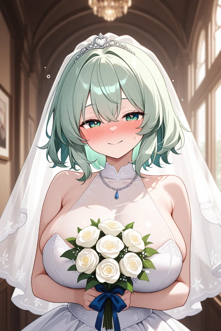 wiping tears,<lora:fireflyv1:0.8>,firefly \(honkai: star rail\),1girl,white dress,long sleeves,white flower,headband,((wedding dress,wedding ring)),pov,medium breasts,crying with eyes open,light smile,pov hand,holding hand,beautiful flower background,Vivid Colors,sharp focus,macro_shot,HDR,UHD,8K,best quality,masterpiece,1girl,mature female,model,slender,tall,