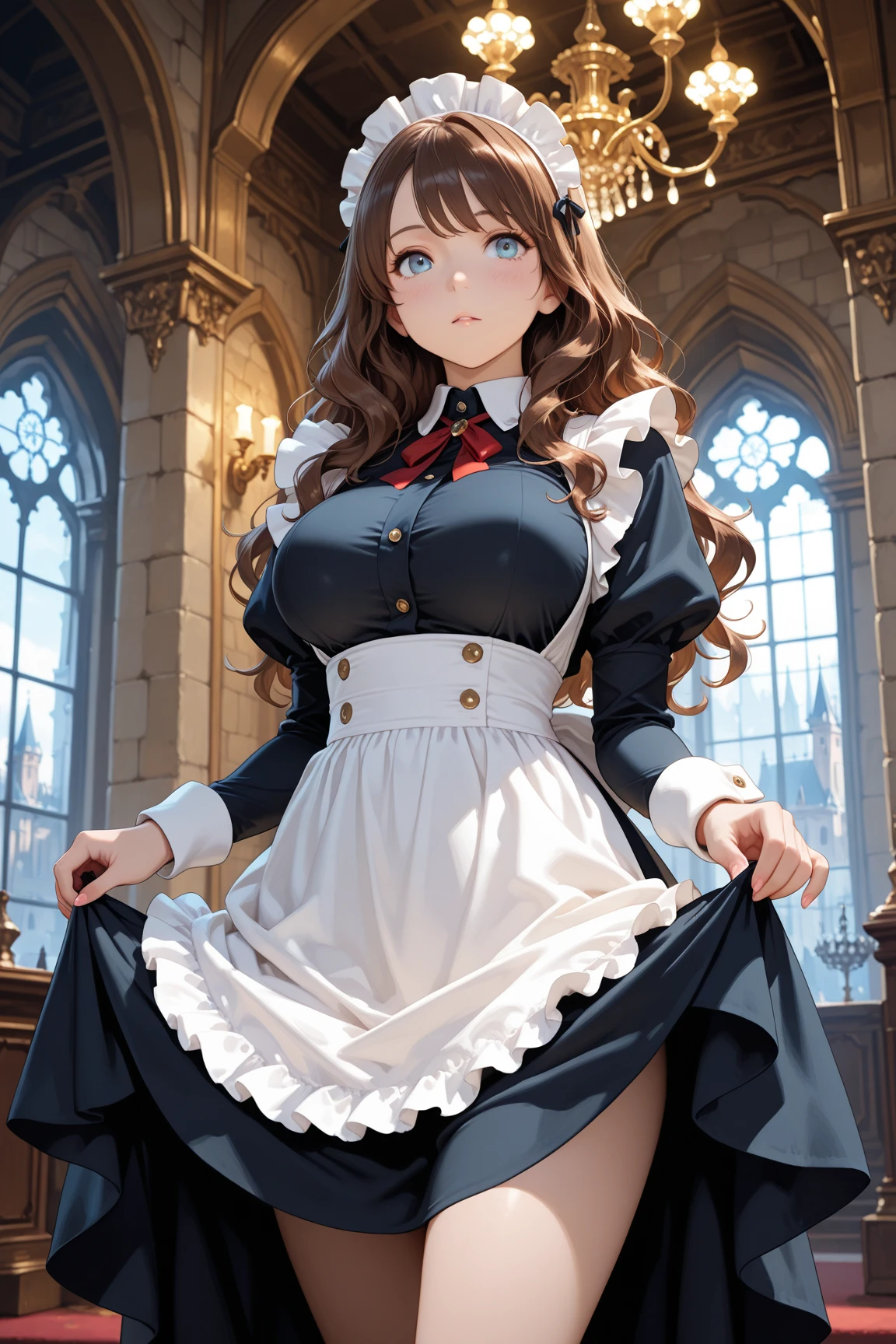 (((Super gorgeous and beautiful dress is a Rococo Victorian dress,Designed with a bustle and long hem))), (Single Ladies :1.2:Huge breasts:1.2), (Expressive hair:1.1:Thick and long hair:1.1), Bangs, (Cowboy shooting:1.1), (Super delicate face:1.3:masterpiece:1.3:Extremely detailed:1.3:Extremely delicate and beautiful:1.2:Unity 16K wallpaper:1.1), (Moe anime art style:1.1),Charm,Dancing