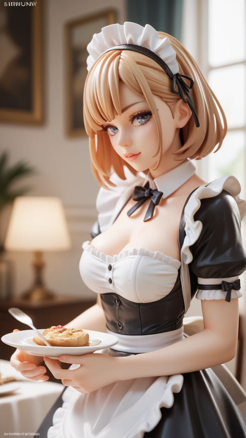 (dynamic angle:1.3, front view:1.1, breast focus:1.3, from above:1.1), (dynamic posing:1.2, sexy posing:1.2), (seductive smiling:1.3), ((looking at cake,Taking a cake out of the golden oven, worried about the outcome:1.2)),highest quality、(real、photorealistic:1.4),(ultra high resolution, 8K RAW photo, clear focus), best qualtiy, natural lighting, field depth, (Bright pupils, detailed beautiful eyes, high detailed face), Red lip, (tight focus:1.2), a girl 22yo old, Wearing a pastry chef uniform:1.3 , Thicc, thin breast, long hair, blue eyes,garter stocking, cleavage:1.2, midriff, black shorts, black thighhighs, thigh strap, pretty girl, (highly detailed beautiful face and eyes,firm breasts),real skin,((black,hair,long pony tail hair)),thin pubic hair,cute,lovely, detailed eyes,(double breasted:1.0,under bust:1.0),(with sparkling eyes and a contagious smile),open mouth, Looking at Viewer,A scene of cooking in the kitchen,looking at the golden oven
