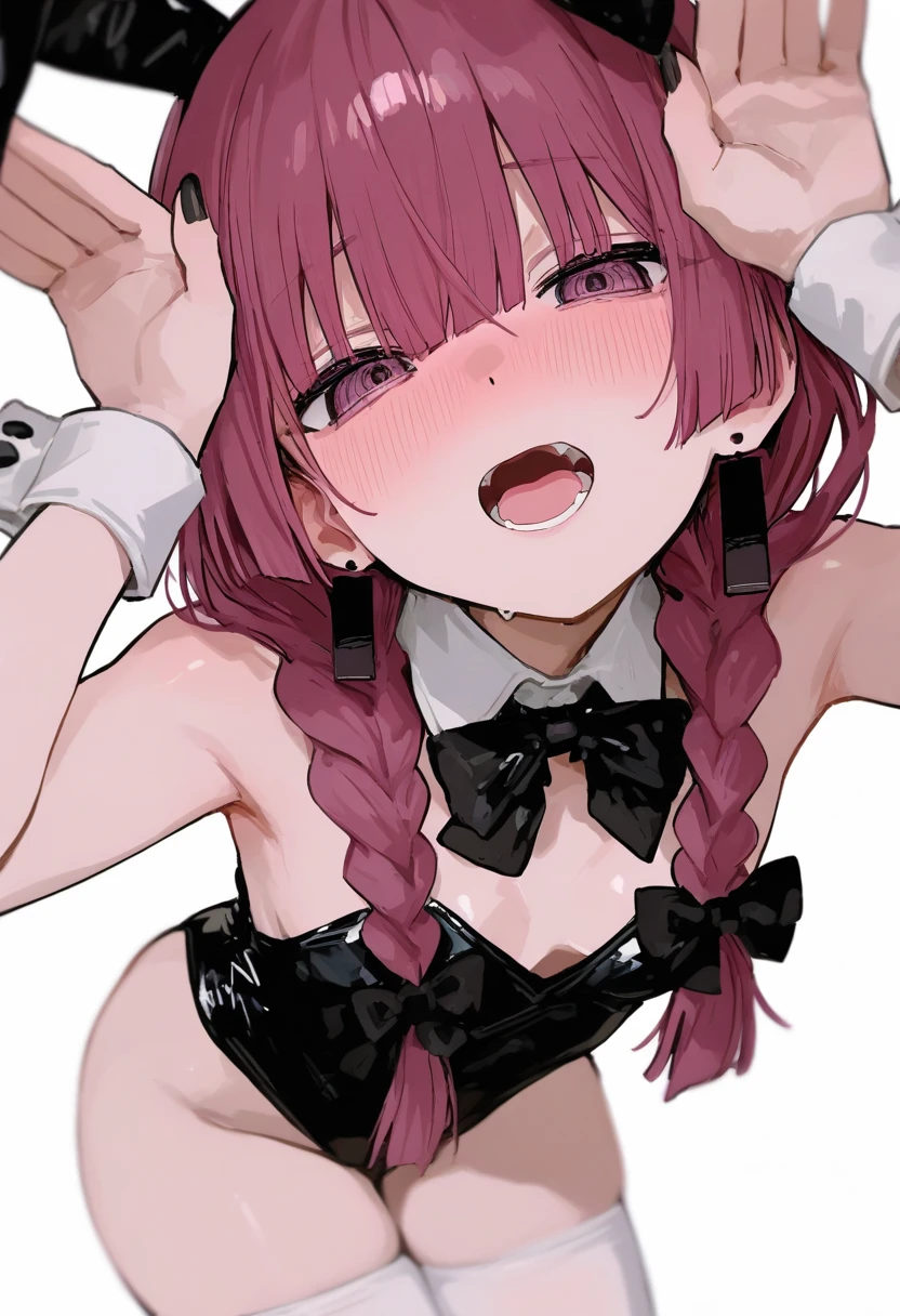 Timidly Little loli-sister after fucked silly((sweat, flat chest ))((micro detailed texture skin))