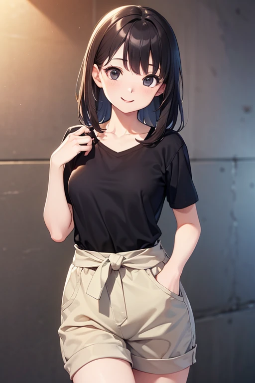 (best quarity:1.2),masterpiece,3girls,three sisiers,their height are 170 and 165 amd 160cm,(pig_girl:1.2),cute,(pig ear:1.2),(pig tail:1.2),cute clothes,cute panty,suggestive face,They are standing side by side in front of a brick house,cute pose,cowboy_shot,panty_peek,