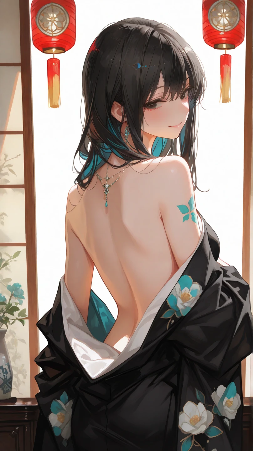 1 female，30 years，Exhibition, Ritsuko Takahashi， alone，（With background：garden, in the spring season, Cherry blossoms） , wide, Straight hair, bun hair, belly button, naked , 裸のnipple, nipple, nipple, nipple, naked genitals, naked pussy, （（（Masterpiece），（Highly detailed CG Unity 8k wallpaper），of the highest quality，cinematic lighting，detailed background, elegant and beautiful），（Beautiful and delicate representation of eyes.），super detailed，Masterpiece）），high resolution，super detailed）, （have on：transparent black dress, earrings）, ((close up)), hands up, hands behind head