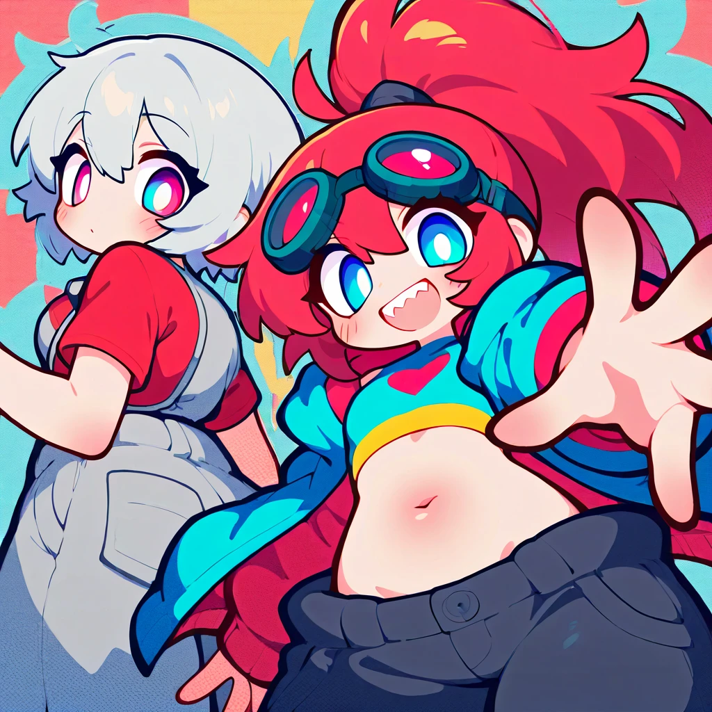 (My Hero Academia Style), (Simple background), ((1girl)), (((High resolution)))), ((solo)), (white backgrounid:1.3), (((A strong and confident girl))), ((((Ragatha)))), (((The Amazing Digital Circus))), (((is wearing boxing gloves black and flexing her biceps))), ((((she wears black sports bra and shorts)))), (((the biceps on her arms are flexed))), ((((Her lips are slightly parted)))), ((((wearing boxing gloves black)))), ((((flexing her biceps)))), (((hands on hips))), ((((perfect anatomy)))), ((((perfect hands)))), ((((perfect face)))), ((((super detailed)))), ((((photo of full body:1.5)))), ((((wide thighs)))), ((((toned thighs)))), ((((wide hips)))), ((((toned hips)))), ((((toned calves)))), ((((Marked muscles)))), ((((toned body)))), ((((Abs)))), ((((marked abdomen)))), ((((exposed abdomen)))), ((((Bare legs)))), ((((ragdoll skin)))), ((((ragdoll seams)))), ((((ragdoll body)))), ((((redhead curls))), (((curls))), (((redhead))), (((blue button right patch))), (((right button patch))), (((blue right patch))), ((((blue button patch))), (((patch))), ((blue button)), (((sexy posture))), (((medium breasts))), (((broad shoulders))),