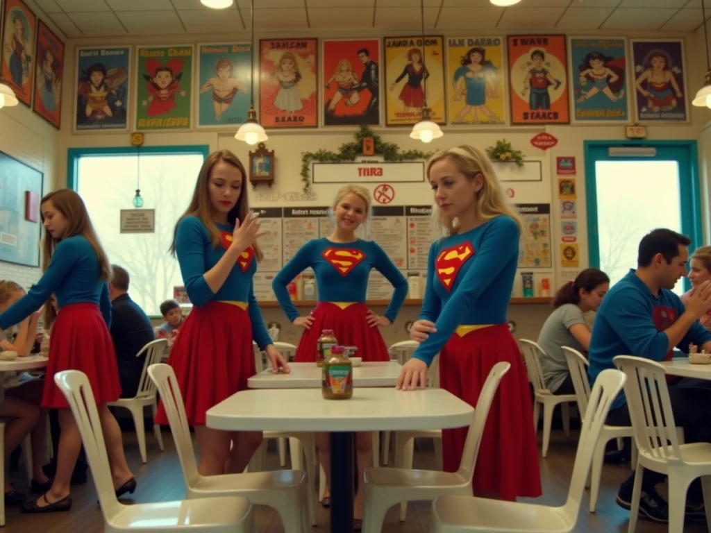 (photorealism:1.2), 4 beautiful school girls, wearing sexy pink school girls costumes , blonde straight hair, indoors in pink school classroom, chatting, realistic, intricate details