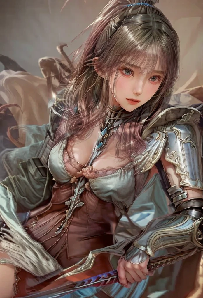 (best quality, masterpiece), 1girl, pose, upper body, simple background, looking at the viewer, perfect eyes, boldness, potato garters, hand-drawn sketch illustration of a beautiful girl d&d tiefling with brown hair, waist-length hair, yellow eyes, no sclera, rosy cheeks, lips with wine-colored lipstick, long eyelashes, long horns, rogue clothes, gray skin, seductive expression, illustration, watercolor ink sketch, full body, in a village, dagger in hand. --auto --s2