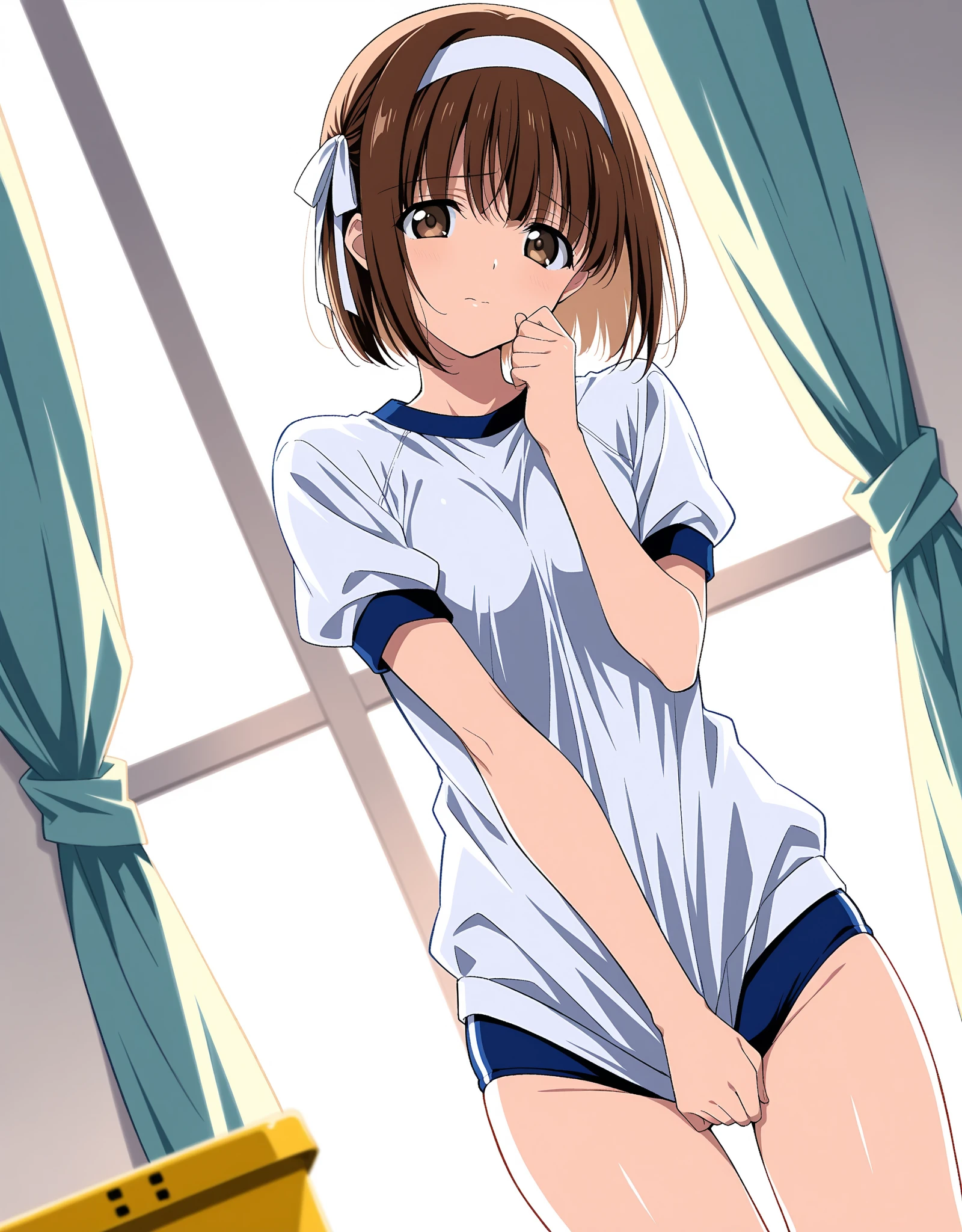 Suzumiya haruhi、short hair、naked