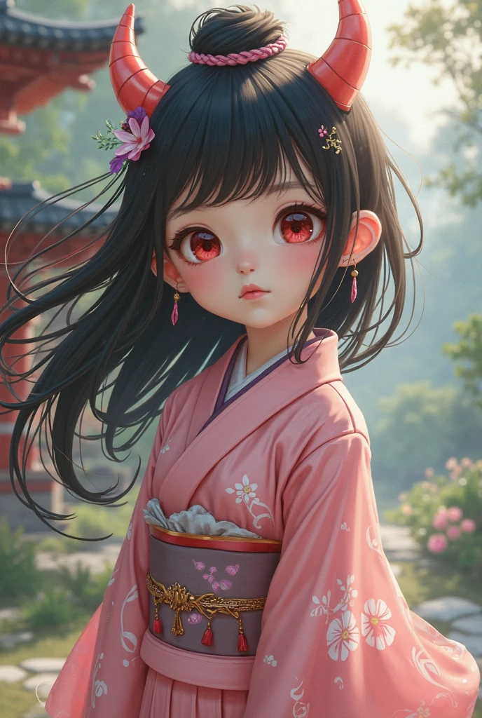 <lora:nezukukamadotest:1>
nezuko kamado, black hair, forehead, hair ribbon, long hair, multicolored hair, (pink eyes:1.5), orange hair, slit pupils, wavy hair, two-tone hair,
asa no ha (pattern), checkered sash, haori, japanese clothes, kimono, long sleeves, obi, pink kimono, sash, wariza, wide sleeves,
(best quality, masterpiece, RAW photo,ultra-detailed:1.2), <lyco:GoodHands-beta2:1.0>,1girl,solo,looking at viewer, head tilt,