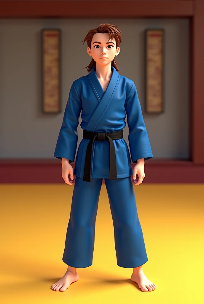 (8k, foto crua, qualidade de obra-prima: 1.2), there are three girls, dark skin in a judo pose, ((vestindo um judogi branco)) ((judogi branco com mangas compridas)), judo, judo pose, Artes marciais, children, ((cinto Verde)) principiante, postura de luta, Artes marciais, classification, competition winner, postura de luta, pose de arte marcial, in a dojo (tiro de corpo inteiro: 1) posando para fotografia, postura firme (tiro de corpo inteiro: 1).
