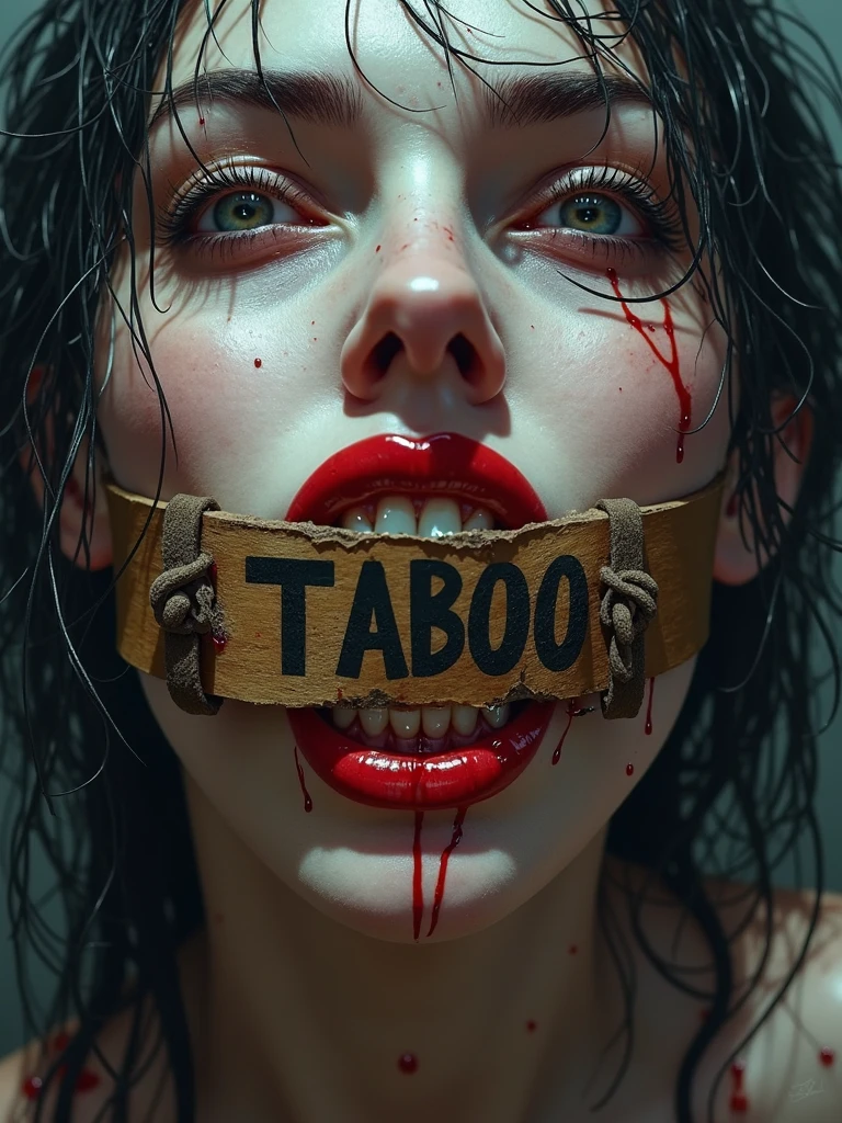 Logo. Txt: " PUNISH ME PLEASE". girl.