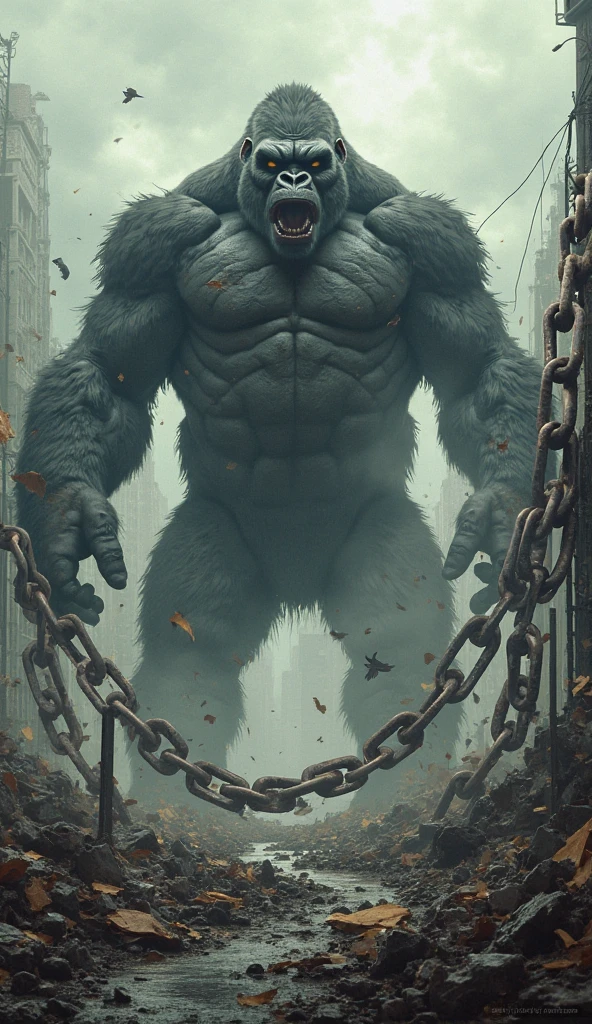 Gorilla and spider man ♂️ hybrid dangerous