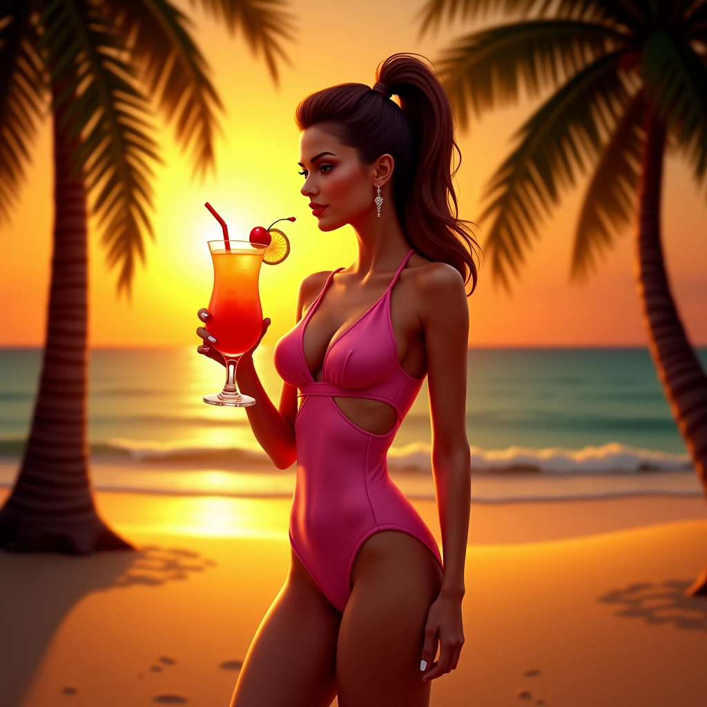 Mexican Curby on the beach