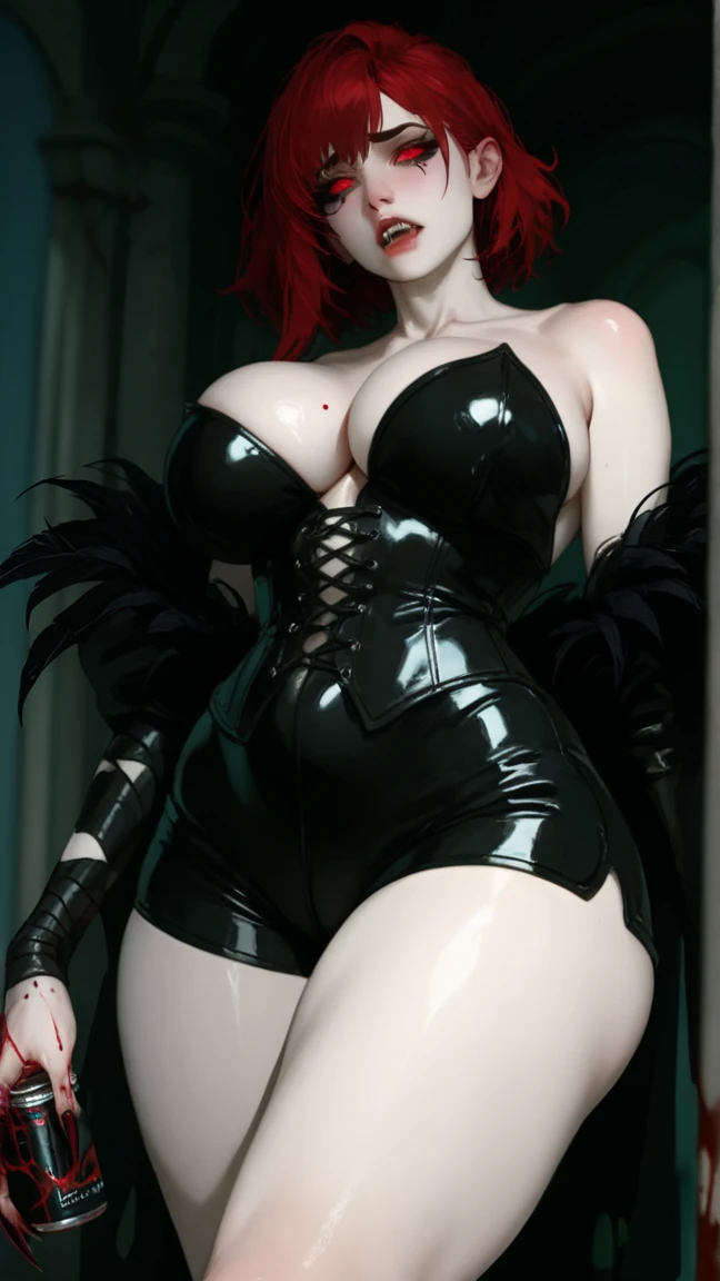 (((harley queen))) ((de dc comics))(((one girl frame))(((lleva puesto cat suit rojo de cuerpo completo))) (((enormes tetas)))((lleva puesta su ropa))(((8k))),((cuerpo completo))(((Amazing tits)))caliente, hermosa,((Hornie)), 8k, hiperrealista todo como un motor irreal trazado de rayos render ((estilo humano hiperealista)),(((Empty dark background))). hiperrealista todo como un motor irreal trazado de rayos render estilo humano realista ,(((Empty dark background)))., Suavemente iluminado, Intimo exquisito detalle, sharp focus, intrincadamente detallado, rewarded photography, small-catchlight, bajo contraste, alta nitidez, facial-symmetry, profundidad de campo, cinematic background, Renderizado del motor irreal, Imagen central, dream-like, Suavemente iluminado, intimo, imagen de cuerpo completo ,cuerpo completo,((tetona)),((piernas torneadas)) perfect ass ecchi