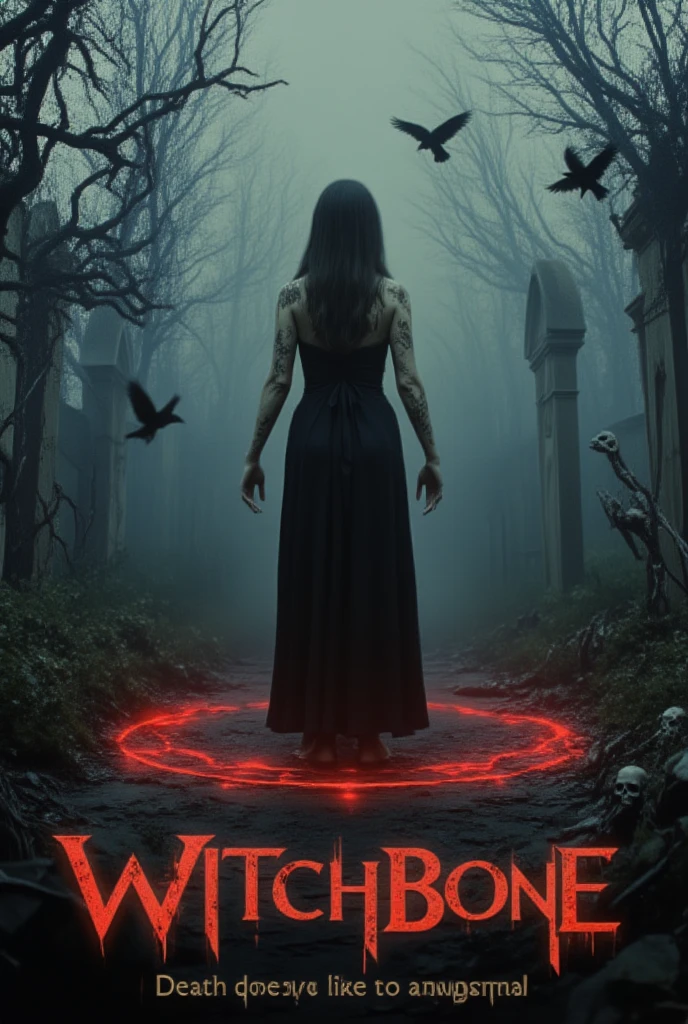 The words "INFINITY" written in large letters at the bottom of the screen, A gothic horror movie poster, a naked woman emerging from the mist, a graveyard in the middle of the night, hands reaching out to grab you, head tilted, mouth slightly open, ((masterpiece, highest quality, Highest image quality, High resolution, photorealistic, Raw photo, 8K)), ((Extremely detailed CG unified 8k wallpaper)), (huge stunning goddess shot, very hot and sexy, jaw-dropping beauty, perfect proportions, beautiful body, slim body beauty:1.4), Mysterious Fog, Symbols of death appearing from the mist, reaching out to grab you, an ominous atmosphere, a production that stirs up anxiety and fear, 
