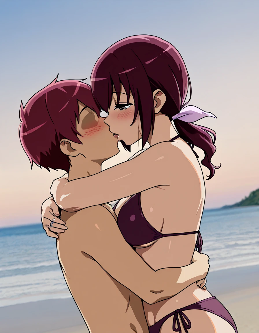 ||(highest quality、master piece: 1.3)、disorganized、High resolution、16k、Ultra HD、official art、An illustration、very detailed、
orgasm face、O Face、blush、arch your back、(vagina peniale)、heterosexuality、(女の子がmaleにまたがる)、(Girl stands on top)、lie down、On your back、(Open girl's legs)、(Intense Orgy: 1.7)、(Gonzo: 1.2)、
1 girl、Ariko、short hair、(beautiful narrow eyes)、(shiny hair: 1.2)、(glossy eyes: 1.2)、(naked: 1.3)、(big breasts)、(Glossy skin) ): 1.4)、(Sweat: 1.3)、(Sweat: 1.1)、
deserted island、beach、outdoor、Midsummer、sunny、||
