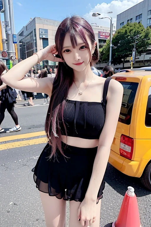  (((NFSW : 1.2))), (((pornography))), (realistic), (intricate details:1.2), (masterpiece、:1.3), (top quality:1.4), (Ultra A high resolution:1.2), Ultra A high resolution, 8K resolution, very detailed expression, dark, (high quality), complete anatomy, natural anatomy, full body phote, 1 pair of woman and man, the man is driver, girl is his slave, (Korean:1.5), she is 25 years old,  front passenger seat backrest is tilted backwards., The woman lying in the front passenger seat, her both hands tied up behind back with rope., sibari, bondage, Her legs are spread, (man inserted vibrating dildo into her pussy:1.5), (The dildo is held inside her panty : 1.3), orgasm, eroticism, (she wore pantyhose and sleeveless knit and mini skirt and high heel : 1.3), (BDSM play : 1.4), ((time is night:1.8)), a man drives car while admiring her appearance on drivers seat,