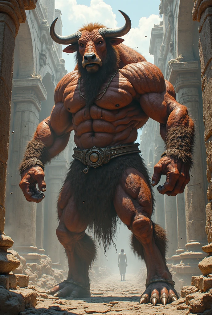 score_9, score_8_up, source_anime, rating_safe, Fantasy, Wereboar, fur, tusks, animal ears, teeth, <lora:RPGWereboarXL:1>, 1boy, Red eyes, Loin cloth, bare foot, Prayer, centered, portrait, Battlefield, fire, rubble, distant ship, photorealistic, impressionist painting, Morning, up close, detailed face, face focus, full body, solo, looking at viewer, facing viewer,
