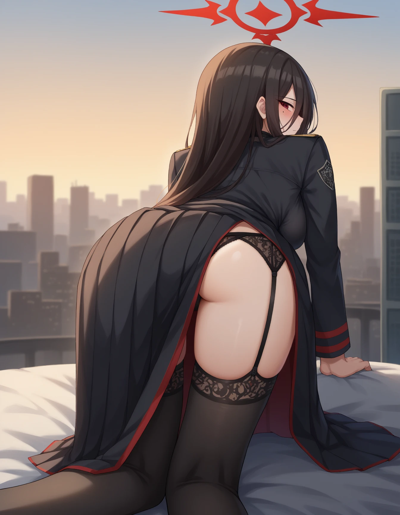 C cup,pupils,blacksilk,Black underwear,The clothes are wet,Touch your ass,jk