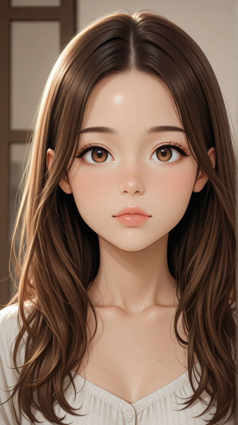 Simulated characters，realisticlying，Pure，long leges，Harnes，C cup