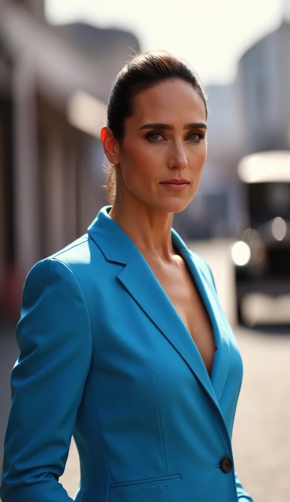 Rd accurate face, European dark-eyed brunette, 40 years old, tight top, full body view, innocent face, high-res, masterpiece, best quality, intricate details, very detailed, sharp focus, detailed skin, realistic skin texture, texture, detailed eyes, professional, 4k, charming smile, shot with Canon, depth of field, Kodak Vision color, perfectly fitting body, extremely detailed, photo_\( ultra\), photorealistic, realistic, post processing, maximum details, roughness, real life, ultrarealistic, photorealism, photography, 8k UHD, photography