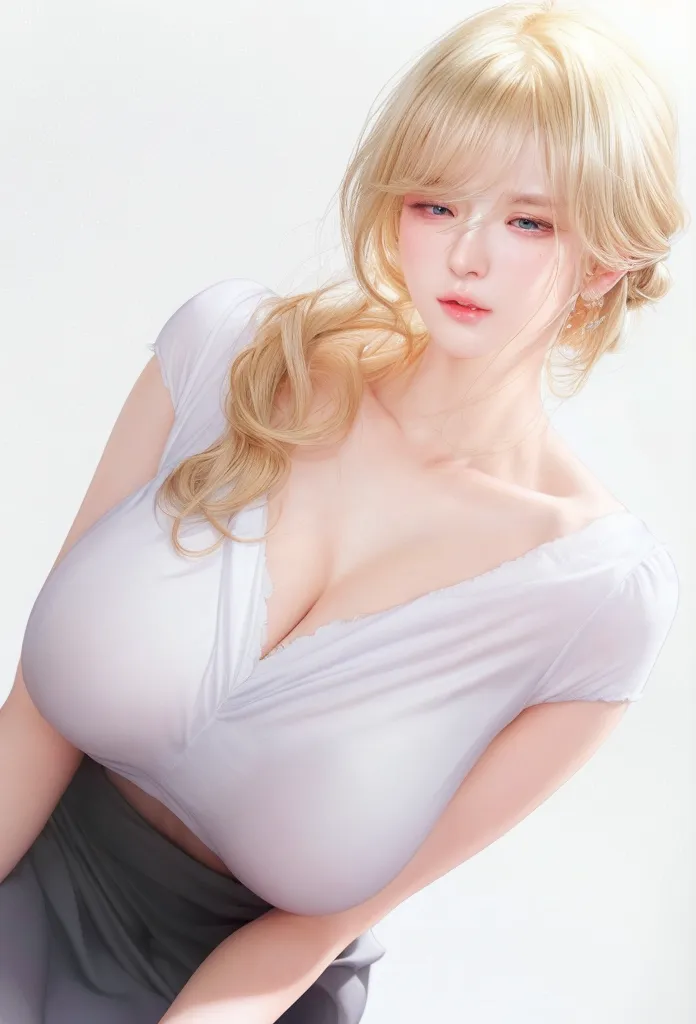 (masterpiece:1.3), (High resolution:1.1), Detailed beautiful face, Detailed beautiful, (huge breasts, gigantic breasts:1.4,   a close up of a woman in a white lingerie posing for a picture, guweiz masterpiece, guweiz, seductive anime girl, beautiful alluring anime woman, hyper realistic anime, pale milky white porcelain skin, photorealistic anime girl render, artwork in the style of guweiz, hyperrealistic full figure, photorealistic perfect body, porcelain white skin