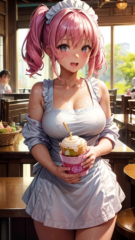 Pink milk