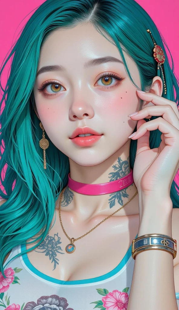 (perfection_refer to),(View the viewer:1)
(good),Face close-up,
,(One girl:1.8),alone,(Cute 21 year old Korean girl:1.2),(K-Pop Idols:1.2), (Korean mixed race),Small Head,
,black_eye,detailed eye, (Woman with a cigarette in her mouth:1.4),(Cigarette smoke:1.4),(black色の背景:1.4),(Very short bob hair:1.4)
(masterpiece), (Highest quality:1.2), Absurd pale skin, ((perfection female figure)),
Mature Woman, Cinema Lighting,
(High resolution), (photoRealistic:1.4),
(Very complicated),(Exquisitely crafted down to the last detail),
Very detailed, High resolution, original, Very detailed 8k 壁紙,Highest quality, figure,
Detailed face, Super detailed, RAW Photos, Realistic((Lighting on face:1.5)),((Close-up of face:1.2)),((Delicately depicting the face:1.2)),((multicolored hair colors:1.5)),((Dreadlocks:1.4),(((Completely naked))),(((nsfw)))