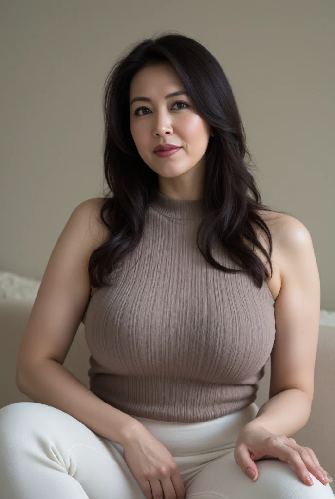 57 Years old, Female,   Toys Store's owner, Hijab Indonesian Mature Woman, Wearing Casual dress, wearing sport bra, Realistic wrinkels face, realistic wrinkels breast, Realistic Ultra Gigantic Breast, Breast About to Burst out, PP cup Breast, Seducting Look. Full body, seductive body language, dildo, GIGANTIC breast,