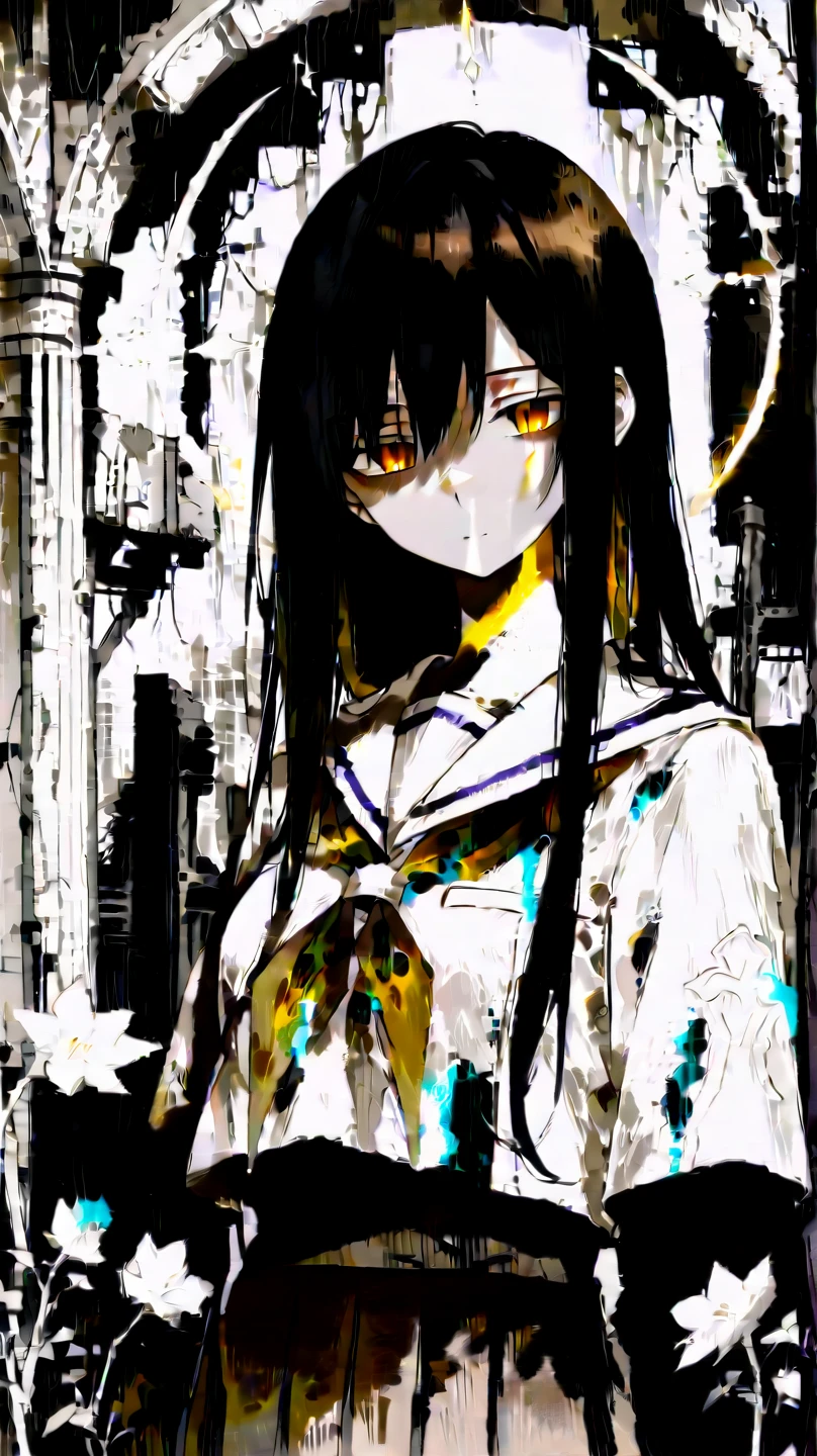 young woman、、low length、、Very small 、naked、Close ~ eyes、Encased in a capsule、Cross your arms in front of your chest、Experimental facilities