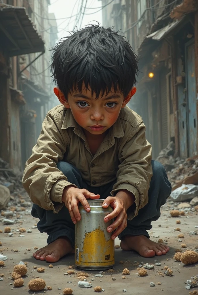 a child who soon was smoking
