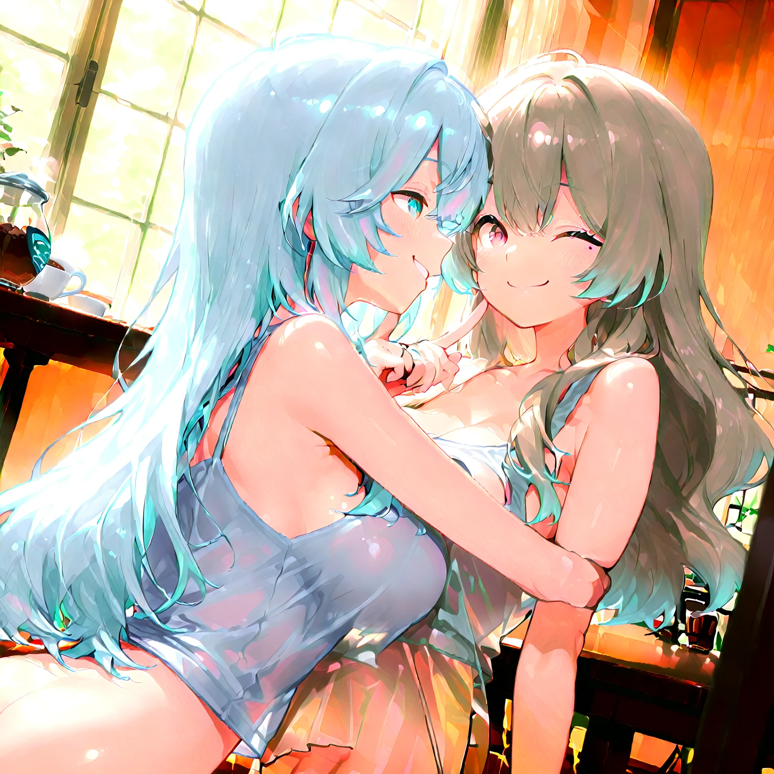NSFW,masterpiece,Highest quality,High resolution,Very detailed,white\(no game No life\),Long Hair,Multicolored Hair,Hair between the eyes,Gradient Hair,Yellow Eyes,Flat Chest,(Gothic Lolita),See-through,Bare shoulders,hair band,flower,(Sex slave),((Ahegao)),Smirking face,blush,Luxurious mansion,Party Venue,Round table,noble,(Middle-aged men),(Having sex),(Bukkake all over the body),Body touch,Leg spread,Sexual Desire Treatment,(Trembling),Raise your arms,(heart),(Falling into Pleasure),Drooling,From the side
