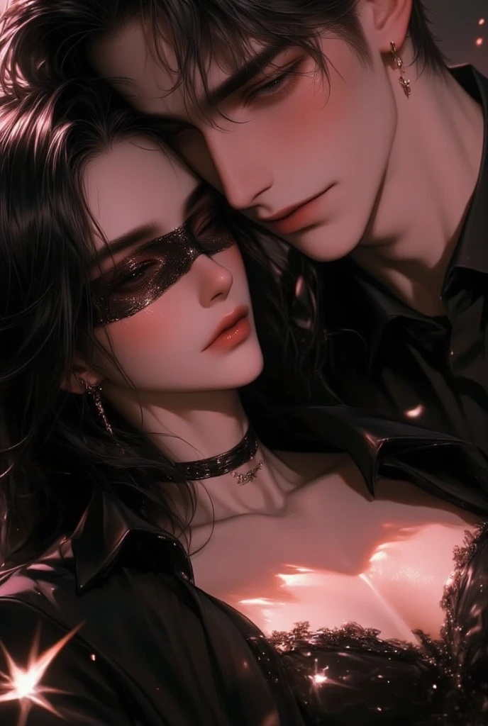 Peter Parker y Cassandra Cain teniendo relaciones sexuales en una enorme cama matrimonial