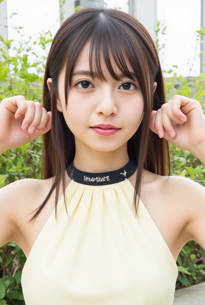 masterpiece, best quality, 8k, 12yo, teen, raw photo, absurdres, award winning portrait, solo, night, neon, idol face, violaceaess, gardeniass, delicate girl, upper body, DSLR, looking at viewer, candid, sophisticated, youthful, thin arms, professional lighting, film grain, chromatic aberration, (detailed eyes and face:1.0), (bokeh:1.1)