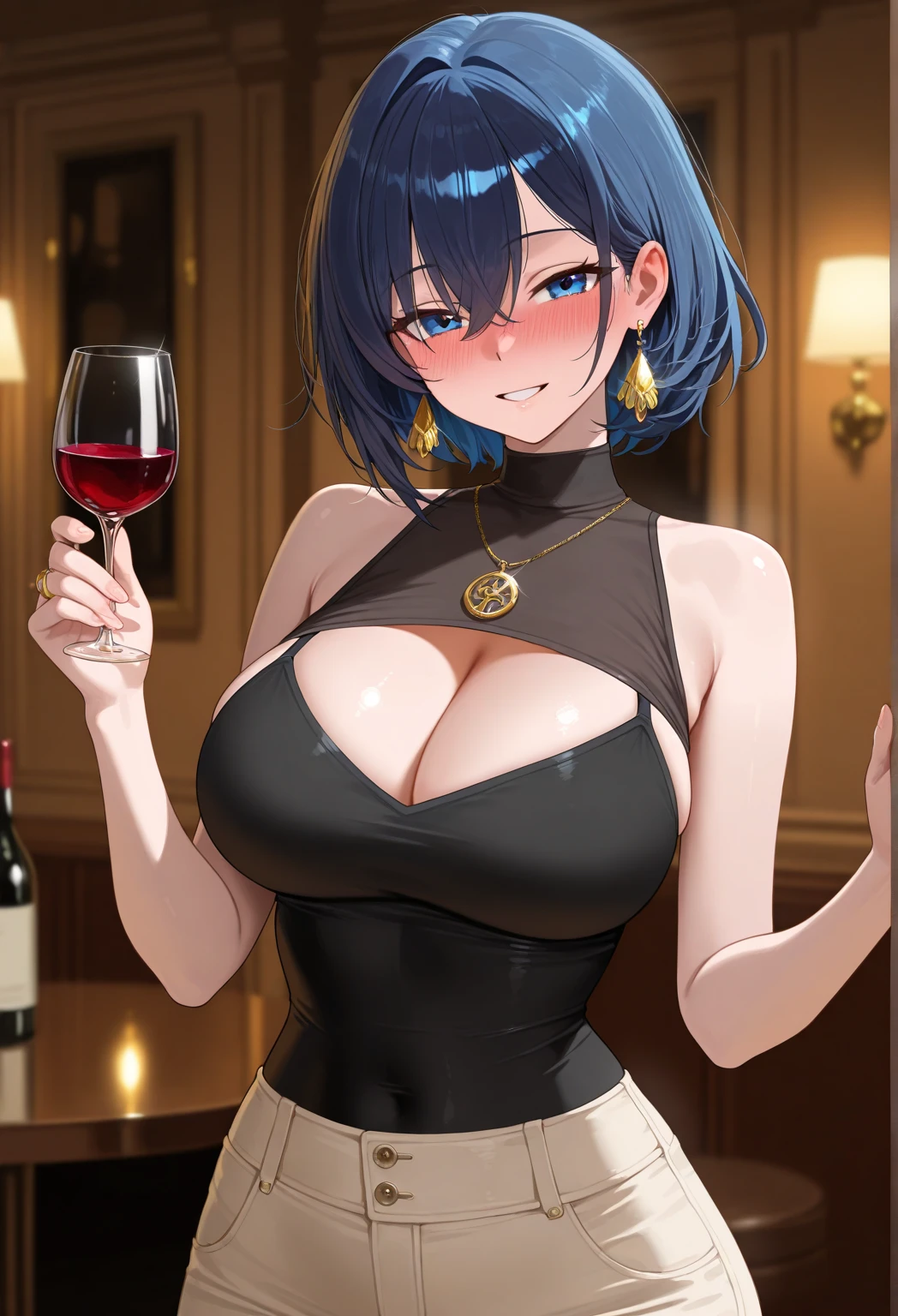 (highest quality、High resolution、detailed background)、(Highly detailed beautiful face:1.4)、Beautiful woman in her 20s、(three women:1.2)、braided bob、braided ponytail、braided hairstyles、(huge breasts:1.3)、realistic、perfect body line、thick thighs、Attractive big ass、Healthy and beautiful、cute gesture、cute、Highlight your attractive buttocks、Emphasize feminine silhouetteake your body line look beautiful、Accentuate your attractive big butt、cute、
Enjoy the sexy atmosphere by throwing a party with your friends、
Trying on new lingerie、You can feel confident and feminine、
Women enjoying each other's sexy side、Create a relaxing atmosphere、
Exchange lingerie sets to try them on and discuss your favorite brands and designs.、
Enjoy a relaxing time with friends and enjoy delicious food and drinks.、cute gesture、cute