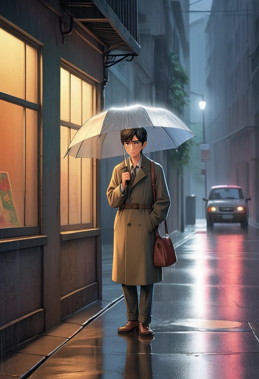 solo, masterpiece, high quality, r3tr0m3nsj4ck3t, (dark skinned:1.5), male, short slicked back hair, full body,long overcoat, white overcoat, gloves,snow, city, raining, bokeh, man ,povsitting , from below<lora:povFacesitting_v10:0.4> <lora:r3tr0m3nsj4ck3t:1>