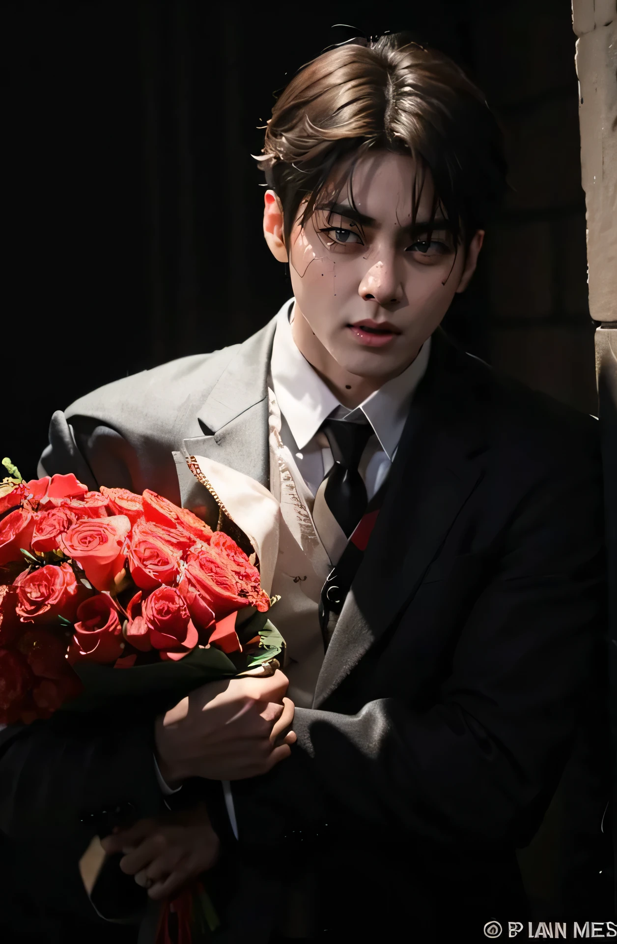 Kim Taehyung BTS, muscular and marked