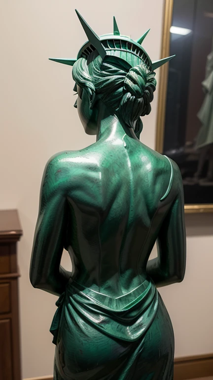 Estatua grega de mulher nua