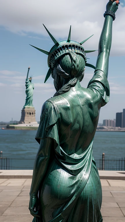 Film poster for the 1968 film Planet of the Apes with the scene of the head of the Statue of Liberty on the beach