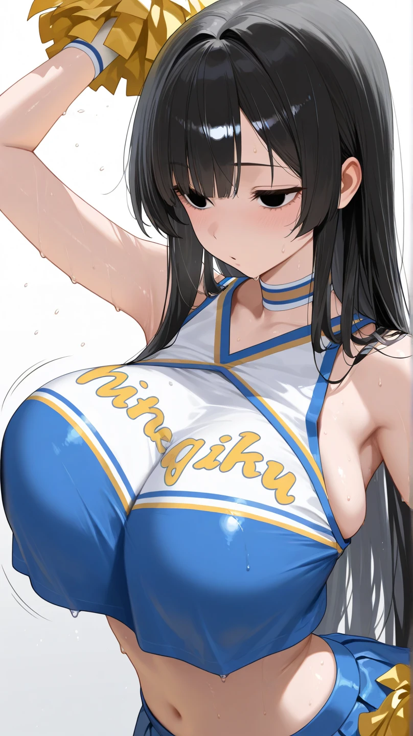 (NSFW:1.3) , (porn comic cover:1.1), At the gym court, gymnastic suit, lovely face, Smile of contempt, Official art, cutout chest, bared chest, huge breasts, (military leotard), (Perform military gymnastics:1.2), (Dynamic Pose:1.3), Nipple,Best Quality ,high resolusion ,Beautiful detailed eyes,( large amount of cum on panty:1.3 ),( large amount of cum on chest:1.3 ),( large amount of cum on face:1.3 ),
