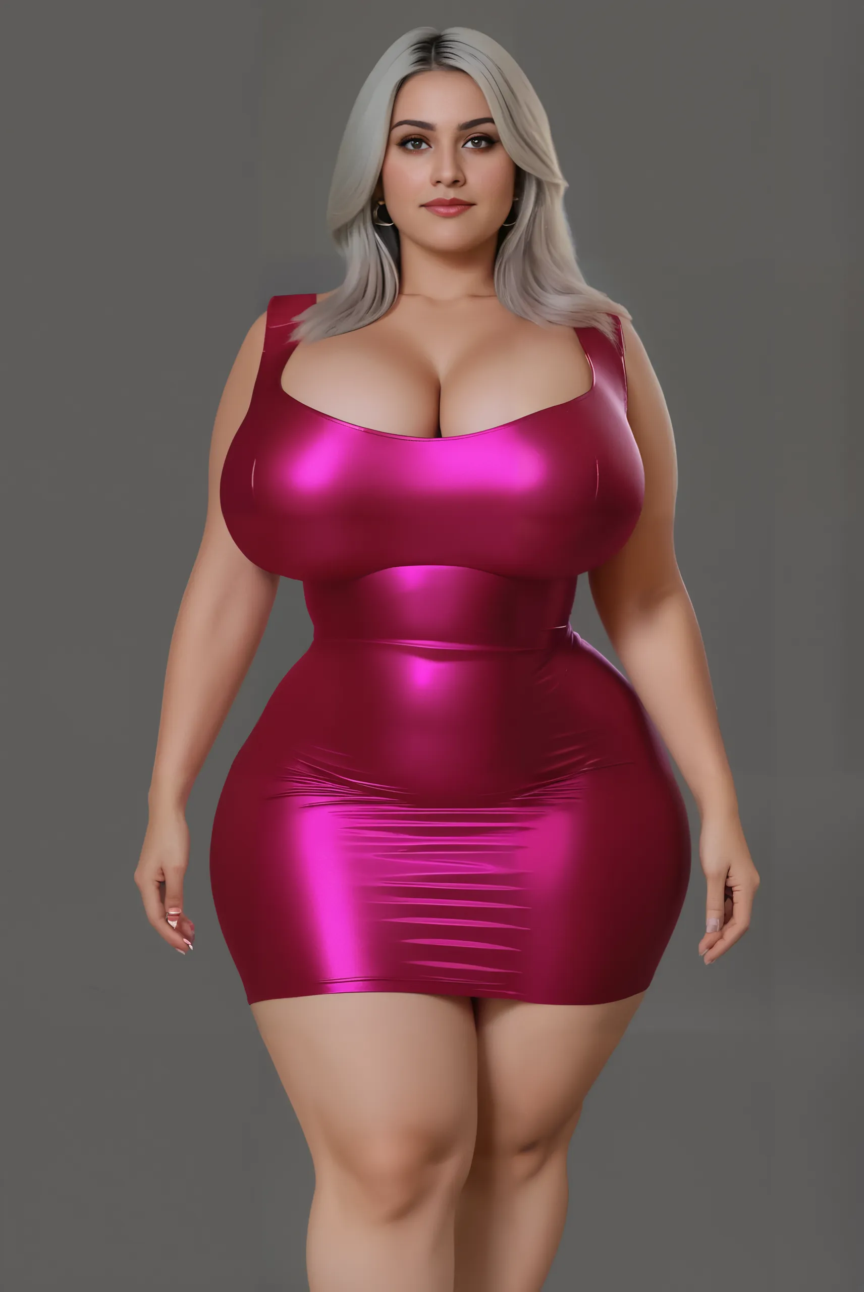 woman, very beautiful and sexy, with muscular and curved body