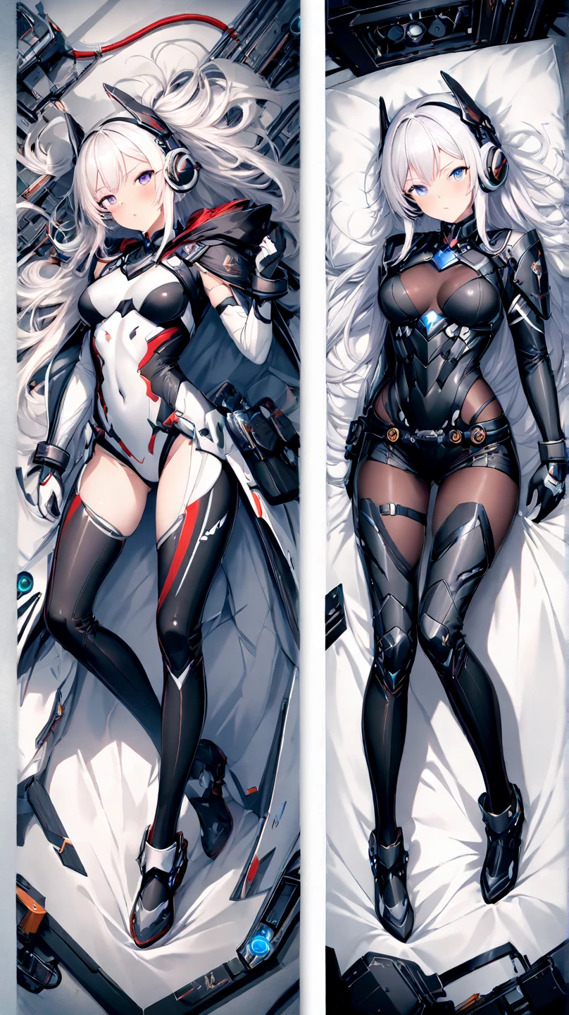 ((masterpiece)),(((best quality))),(character Character design style V2, Bunny from The First Descendant, design sheet, same character, front, side, back),,huge breast,in full Bikini,hentai,nsfw , in bed sucking my dick love,pov blowjobher body face me,