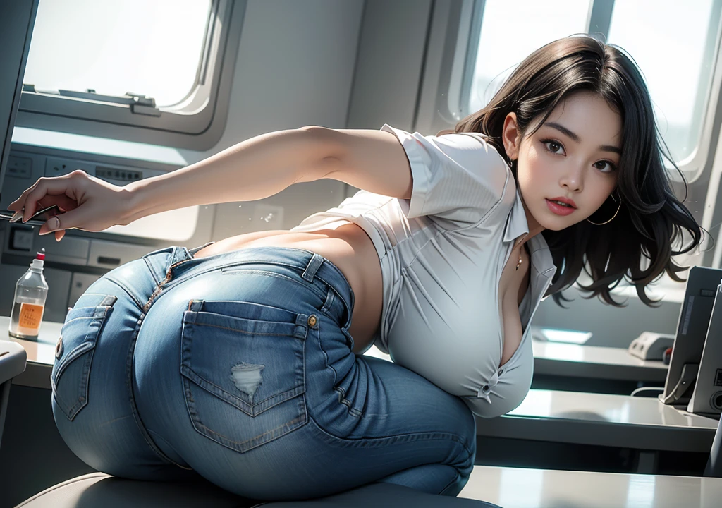 huge ass, slightly pulled down pants