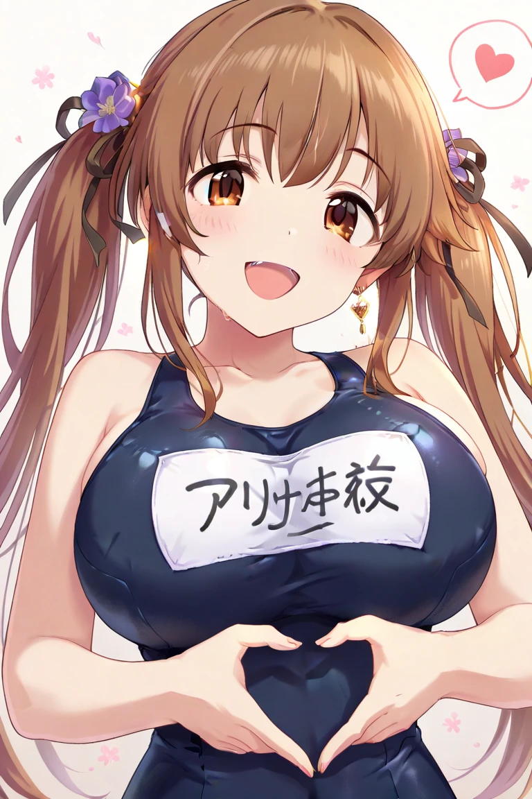 ASATOKASUGA, BROWN HAIR, HAIR BETWEEN EYES, SIDELOCKS, BRAID, SHORT HAIR, BLUE EYES,, nsfw, nude, naked, 1girl, large breasts, nipple. empty eyes, crying 、whole body, amusement park、