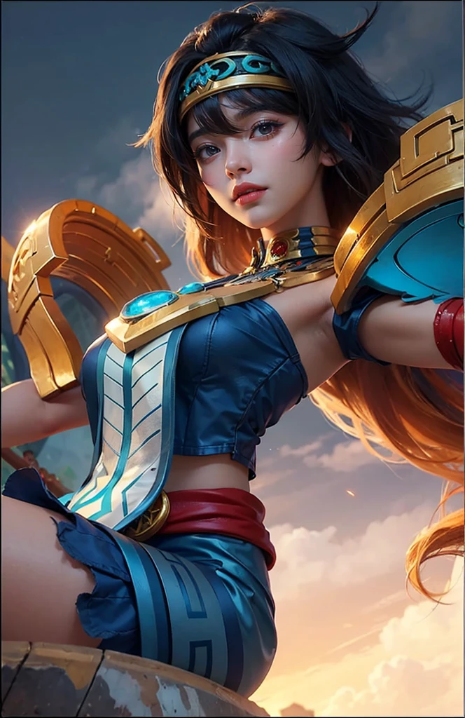 (masterpiece:1.3), (8K, Photorealsitic, Raw photography, Top image quality: 1.4), Japan high school girls、(Random hairstyles:1.2)、cleavage of the breast:1.2、Super Detail Face、Eye of Detail、double eyelid、Bring your chest together、sharp focus:1.2、prety woman:1.4、light brown hair、top-quality、masterpiece、超A high resolution、(Photorealsitic:1.4)、Highly detailed and professional lighting smile、Loose and light knitwear、Shoulder out、slender、serious facial expression、short-haired、Fatal position